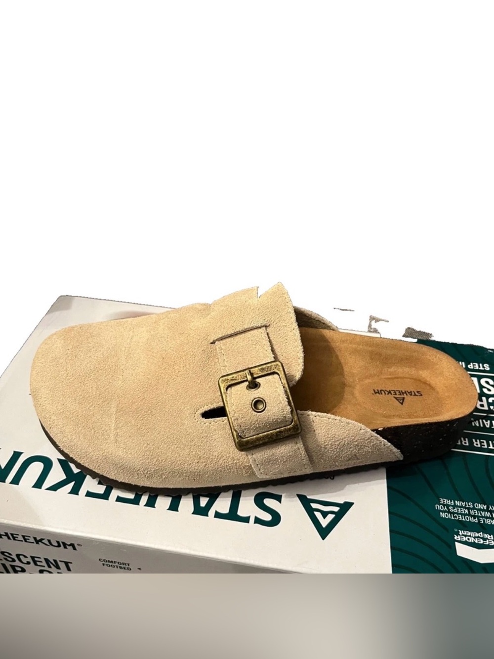Staheekum Slippers Water Repellent Stain Resistant Crescent Slip-On Women’s 8